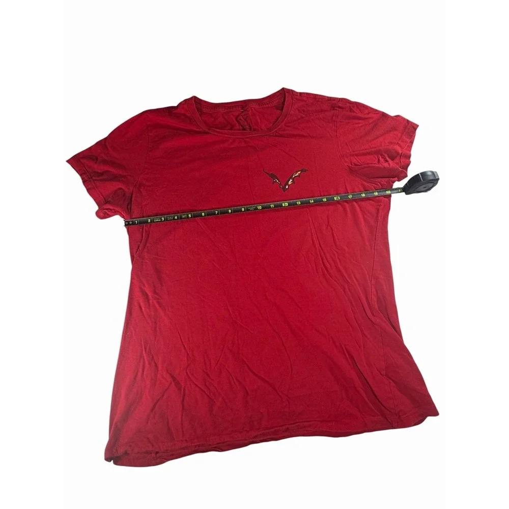Flying Dog Brewery Maryland Theme‎ Red T Shirt size L/Xl Women